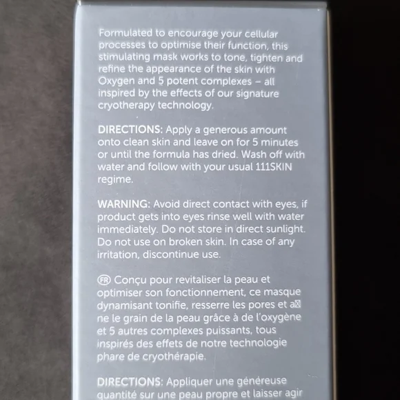 111SKIN HarleySt.London-Dr Alex.Regenerative Oxygen Express Ma - Picture 5 of 5